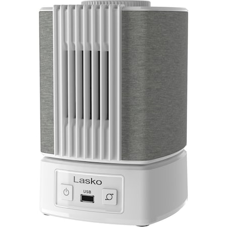Lasko SlumberBreeze 2in1 Personal Fan and White Noise Machine, WHITE SB101